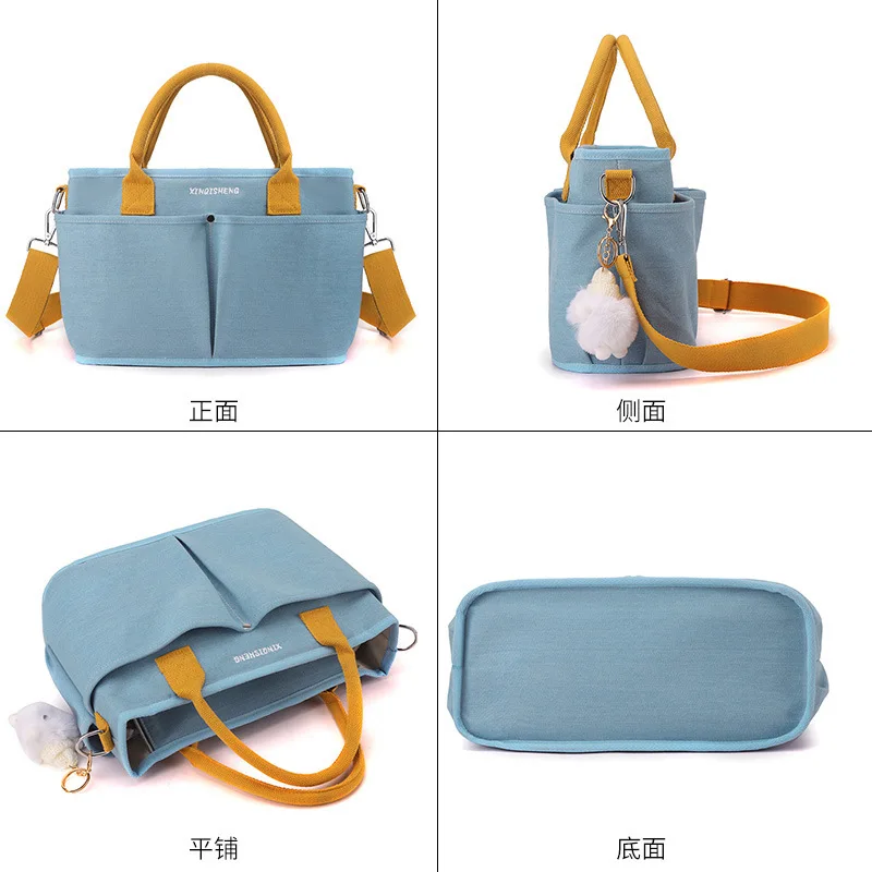 Baby Stroller Storage Bag, Large Capacity Multi Compartment Handbag, Used for Carrying Diapers, Toys, Snack Bottles Diaper Bags