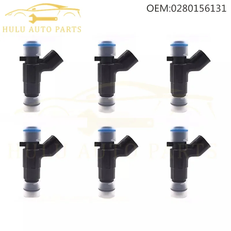 Boquilla de inyector de combustible 0280156131 para 2004-2006 Cadillac CTS SRX STS Buick Rendezvous LaCrosse Allure 2005-2008 3.6L V6 piezas de coche