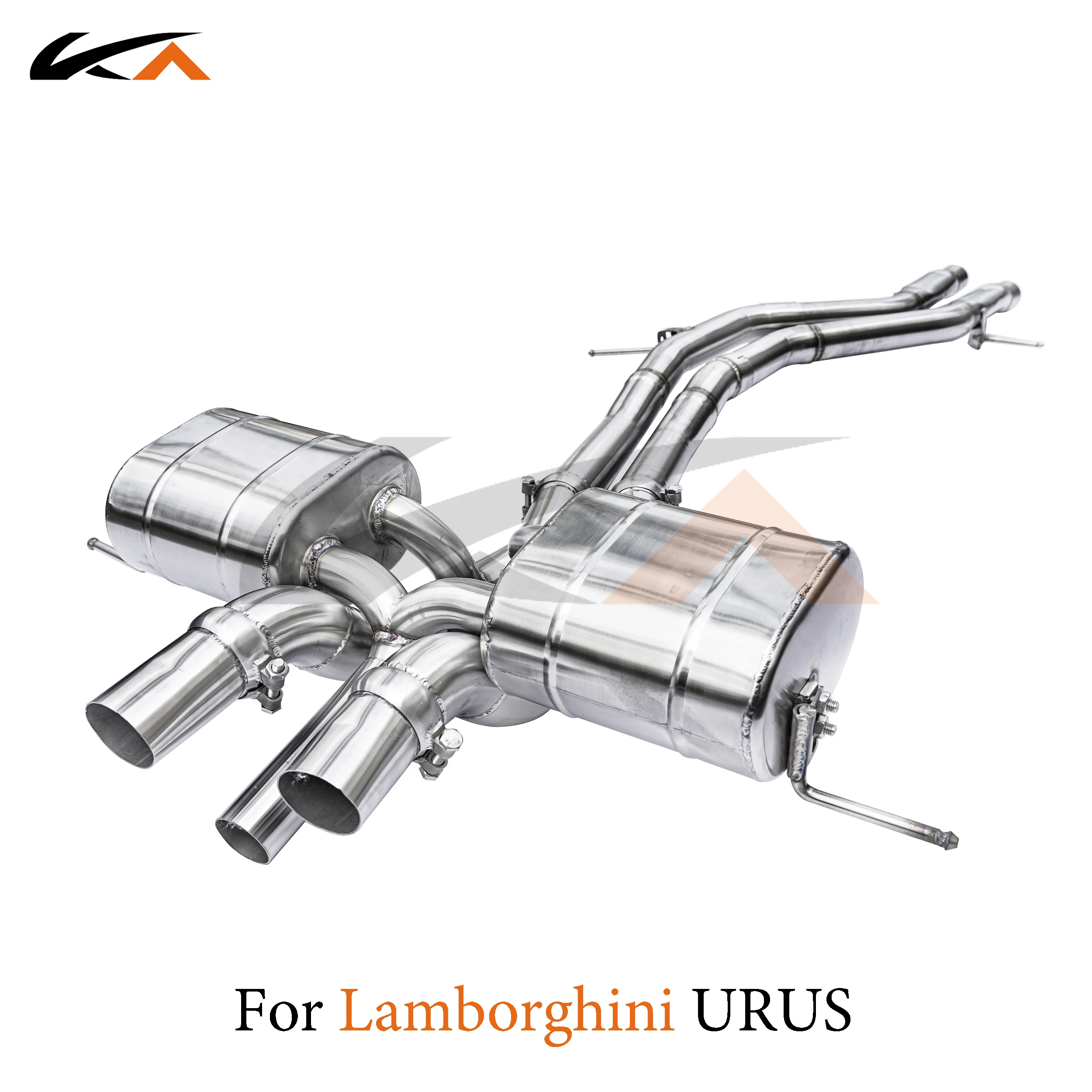 KA Tuning exhaust system stainless steel catback for Lamborghini Urus performance parts muffler valve sport sounds