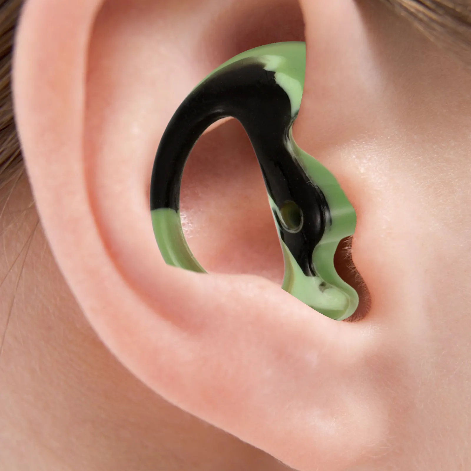 1 Pair Silicone Interphone Earplugs – Flexible Soft Ear Molds for Coil Tube Earpieces, Small Size