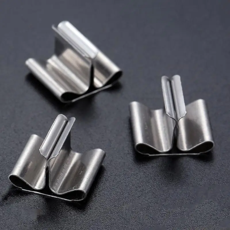 QX2E Wicks Base Clip 50pcs Clean Burn Crackling Sound Wick Holder for Home Dining Table Decoration Supplies