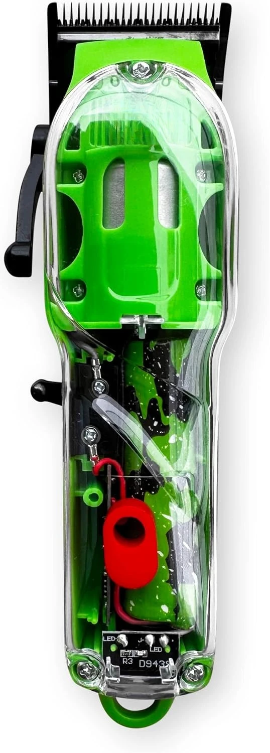 Set tagliacapelli e rasatura da uomo con custodia verde opaca e lame X-Gradient