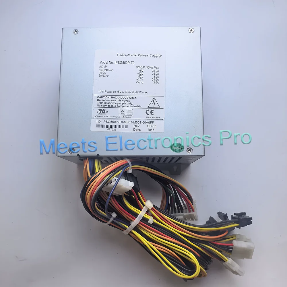 PSG550P-T0 550W 100-240V 5V/36A +12V/36A -12V/3A +3.3V/28A