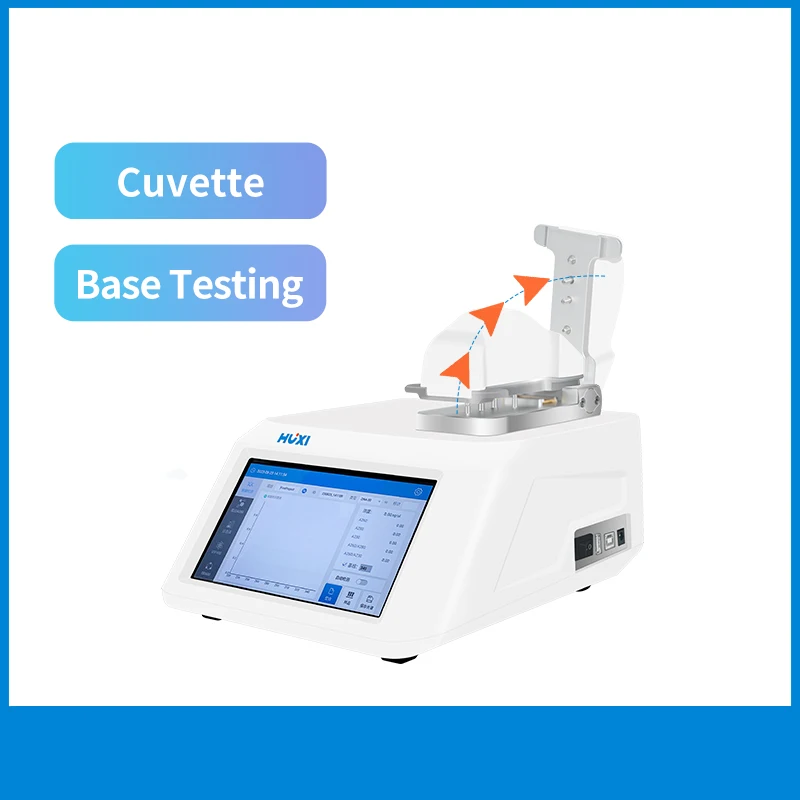 Spectrophotomètre Ultra-Micro avec Écran Tactile de Haute Qualité, 2transistors, 180 ~ 910nm