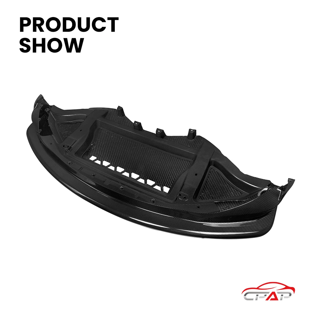 Real Dry Carbon Fiber Front Bumper Diffuser Lip Splitter for BMW M3 G80 G81 M4 G82 G83 GT4 Style 2021-IN