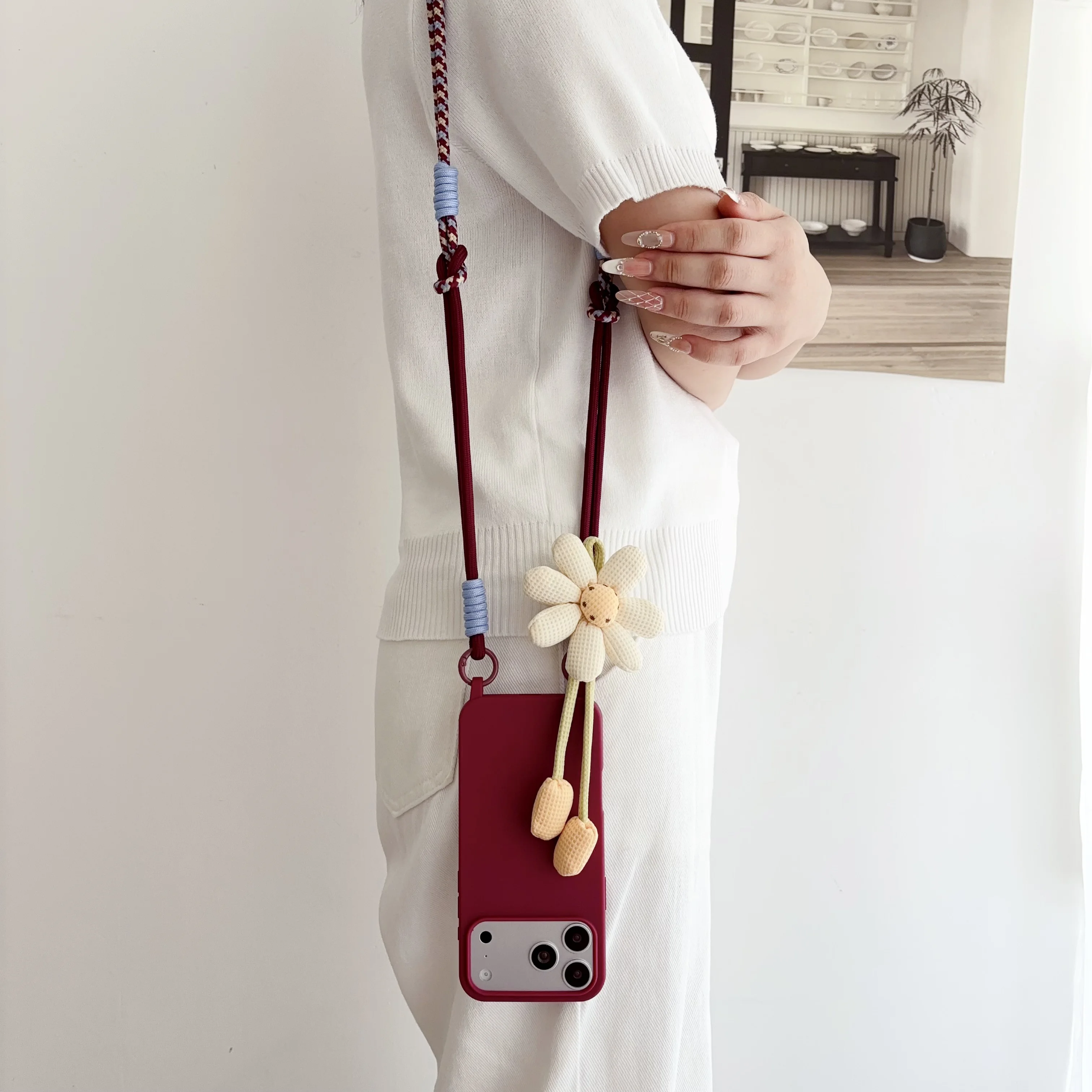 Coque de téléphone à l'effigie - Crossbody Lanyard Neck Strap Case avis et prix