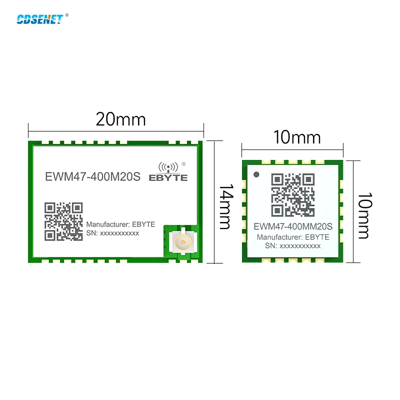 BC3603 433/470MHZ GFSK Wireless Transmission SPI Module Industrial Grade Low Power 20dBm CDSENT EWM47 Series 3KM Long Distance