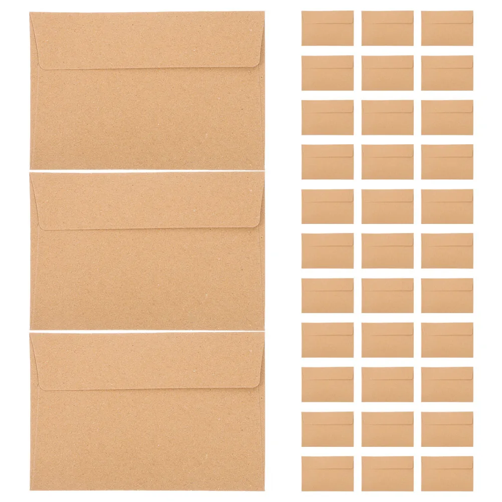 

60Pcs Self Adhesive Envelopes Wedding Invitations Paper Letter Size Envelopes Letter Storage Pouches Secure Seal