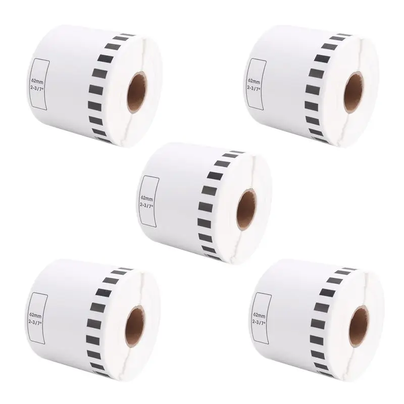 rouleaux-de-recharge-compatibles-dk-22205-texture-delicate-62-mm-x-3048-m-continus-compatibles-avec-l'imprimante-d'etiquettes-brother-papier-blanc