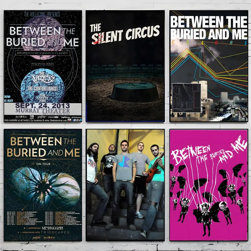 progressive metal print B-Between the Buried and Me Poster Superior Home Space Pub Indoor Decorative Art & Home Decor