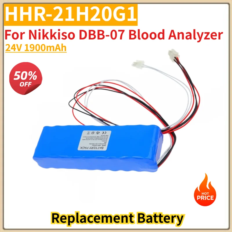 

For Nikkiso DBB-07 Blood Analyzer Brand New High Quality HHR-21H20G1 24V 1900mAh Replacement Battery