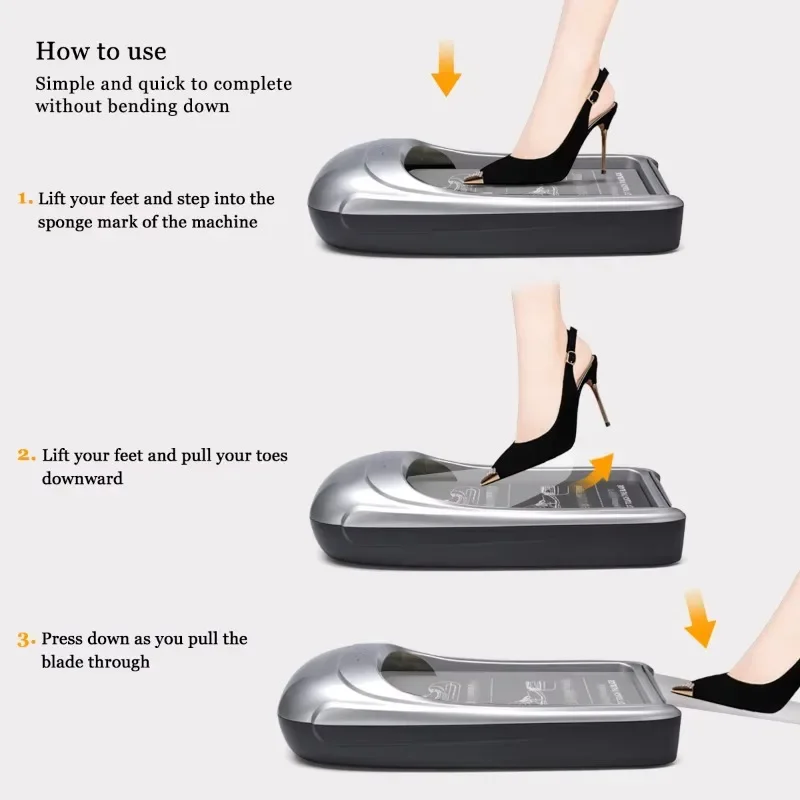 Party Home Automatic Shoe Cover Machine for Safety Christmas & Halloween Disposable Shoe Cover Maker Ideal Cleaning Choice
