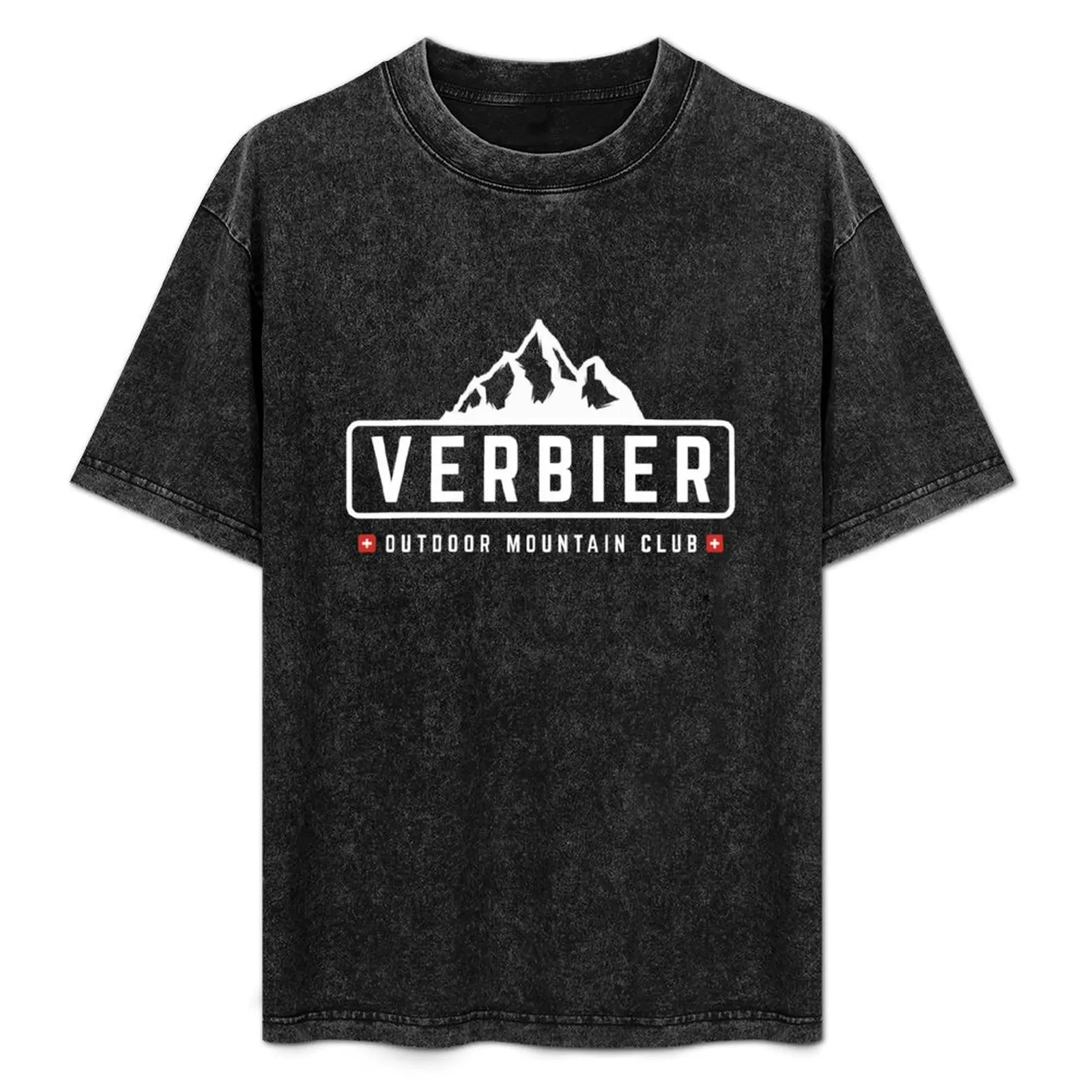 

Футболка Verbier Outdoors, лето 2025 года, аниме-фигурки, простая винтажная футболка для мужчин