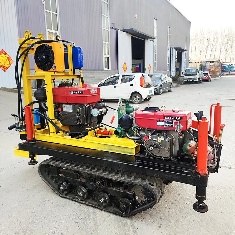 Customized 150m Crawler Hydraulic Drill 25HP Diesel Precision Water Well Drilling Rig