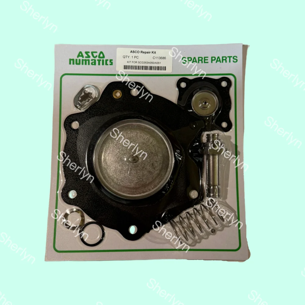 

C113686 ASCO 2.5-inch Diaphragm Repair Kit Pulse Valve SCG353A051 Dust Collector Accessories+Spring+K0950