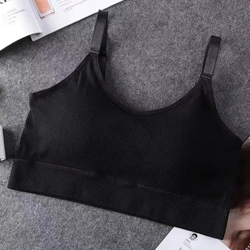 Sexy Unterwäsche Frauen Sammeln Kein Stahl Ring Dessous Bh Rohr Top Eingewickelt Brust Schönheit Zurück Aktivale Baumwolle Dünne Abschnitt Rohr Top – Detail 6