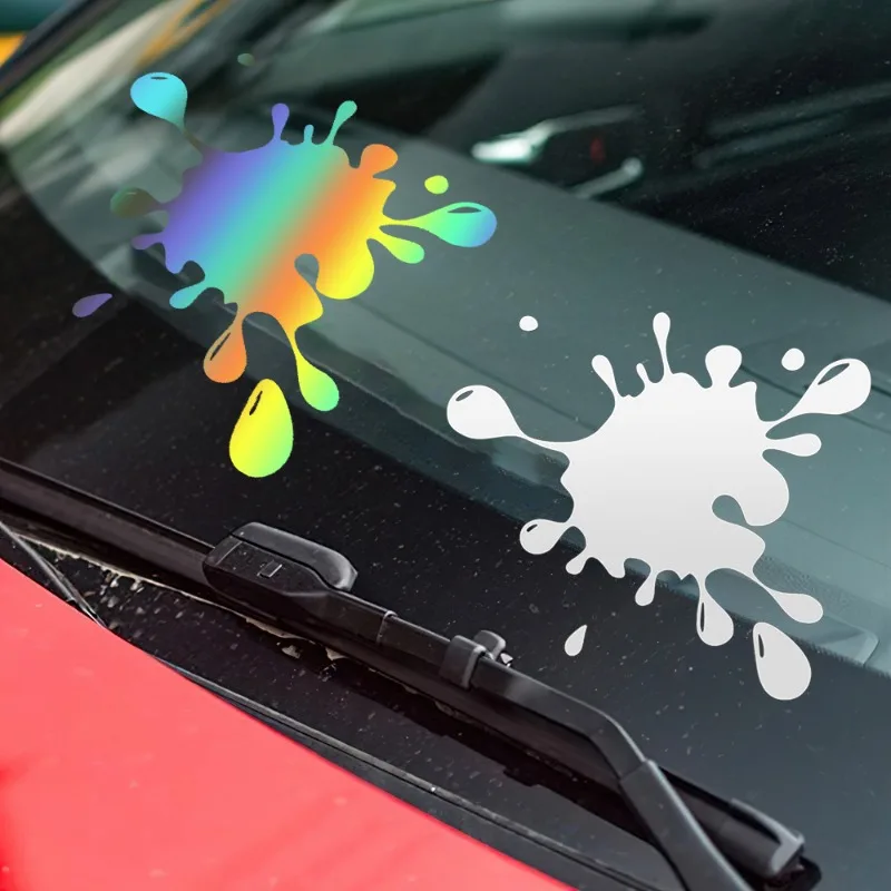 Creative Stain Imprint Car Stickers Interesting Scratch Blocking Vinyl Decals Car Door Glass Bumper Decorative Stickers Car Part