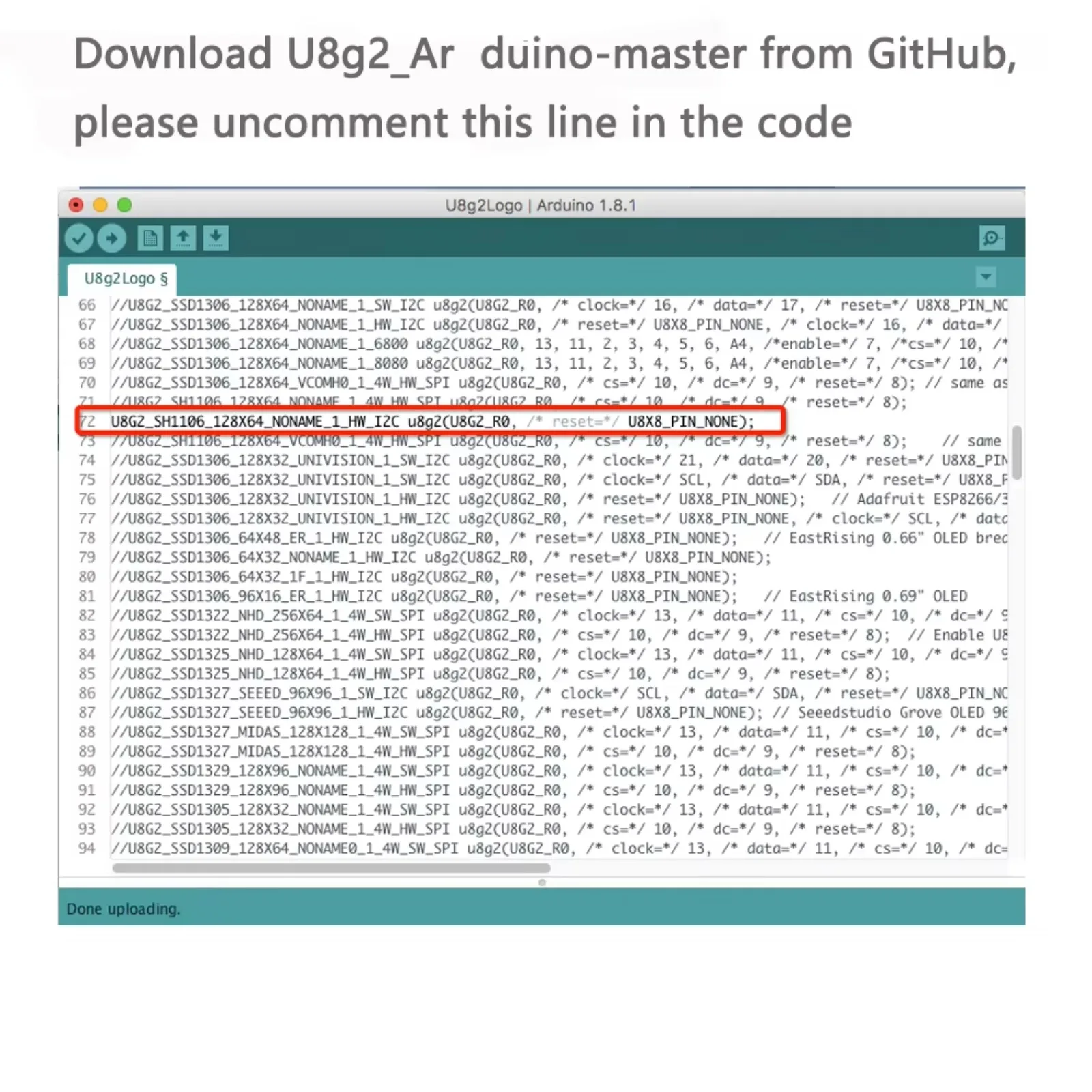 10 шт./лот 1,3-дюймовый OLED-модуль 128X64 I2C IIC последовательный SH1106 экран дисплея для Arduino 51 STIM32 SCR DIY0142