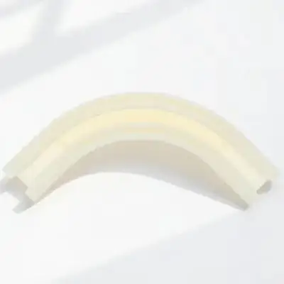 الستار المسار 90 درجة طائرة شراعية موصل ABS المواد تصميم أنيق نافذة المنزل ملحق الستار المسار موصل #6