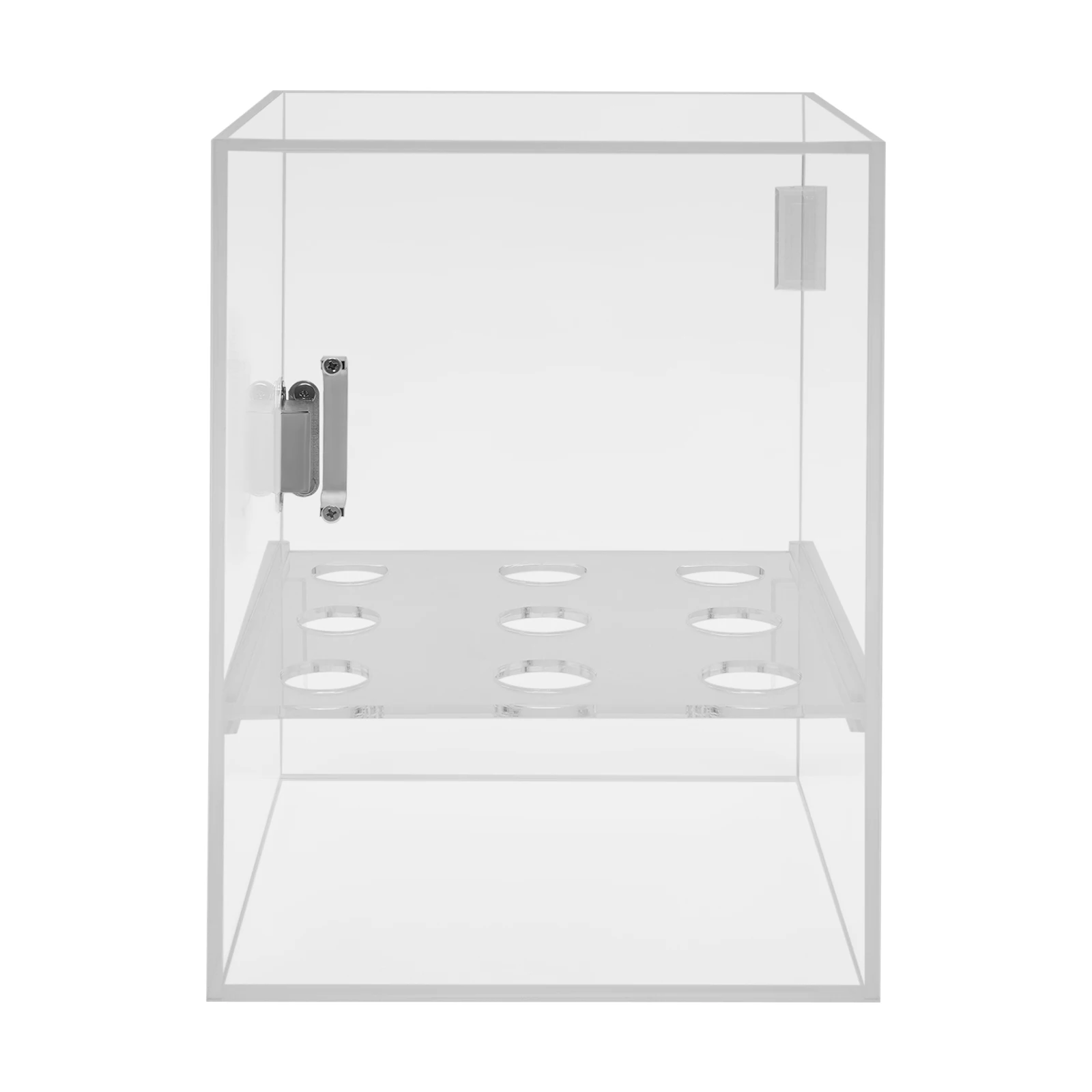 

9 Holes Ice Cream Cone Holder, Ice Cream Cone Holder with Ice Cream Cone Holder, Clear Acrylic Display Cabinet for Dessert Shop