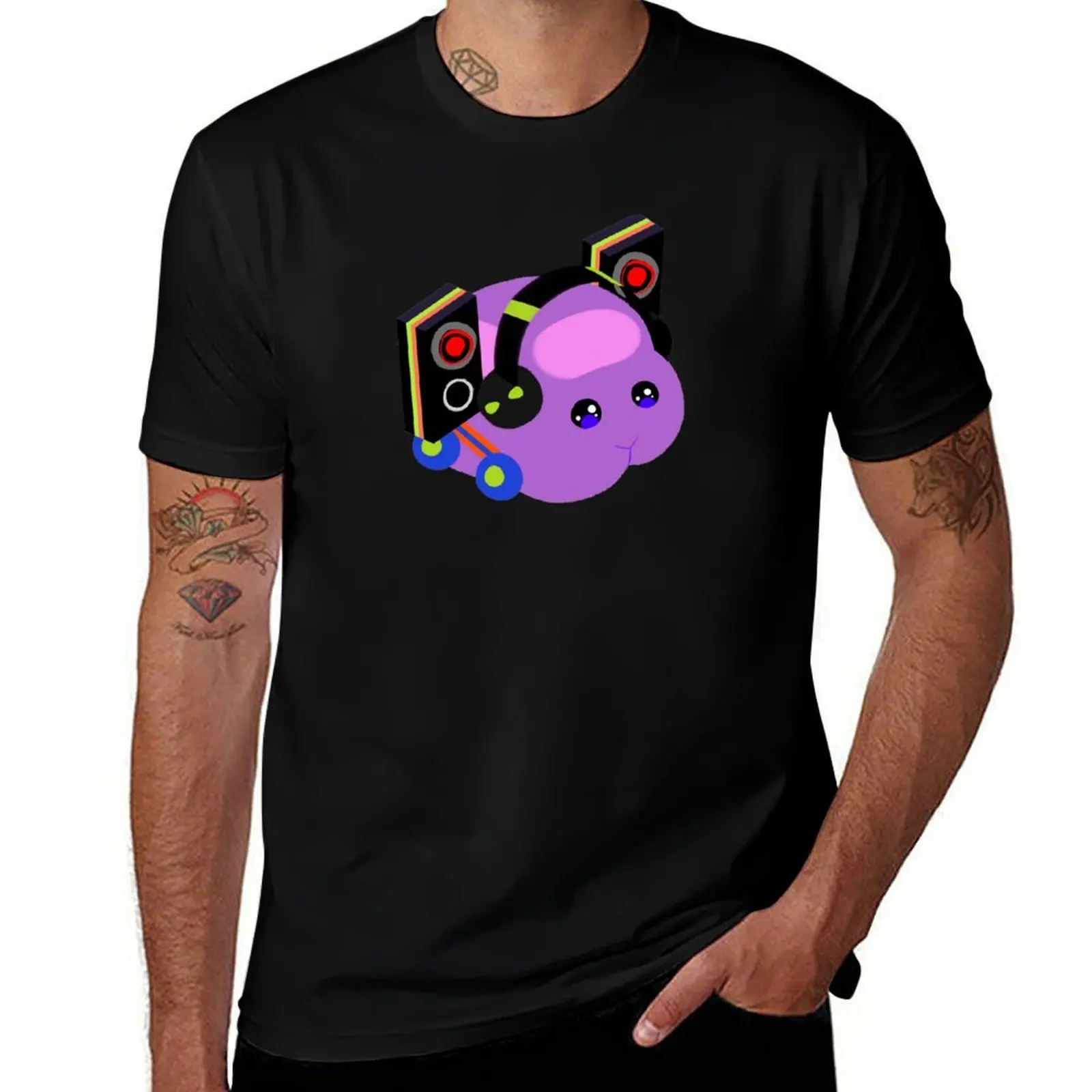 Stereo Molcar Pui Pui Molcar T-Shirt Sweat Resistant Workout Tee Shirt T-Shirt