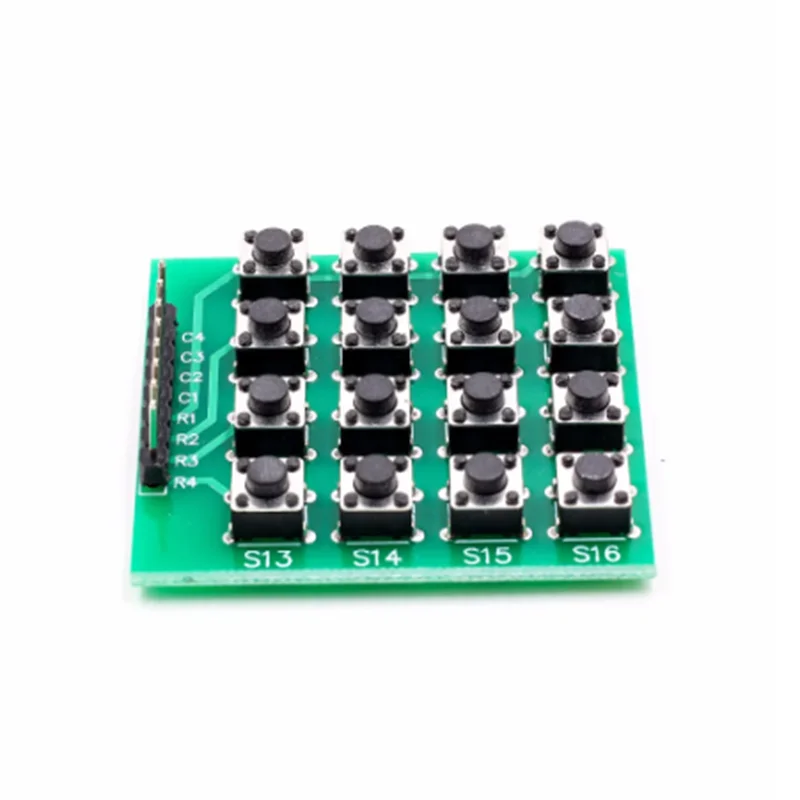 8pin 4x4 4*4 Matrix 16 tasti pulsante tastiera tastiera Breadboard modulo Mcu per arduino Kit fai da te