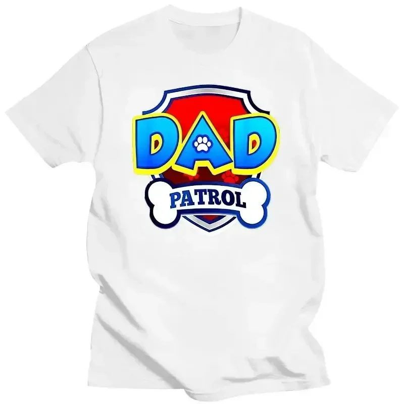Herren Kleidung Papa Patrol Shirt Hund Lustiges Geschenk Geburtstag Party Schwarz T-Shirt Größe S-3Xl Geburtstagsgeschenk T-Shirt