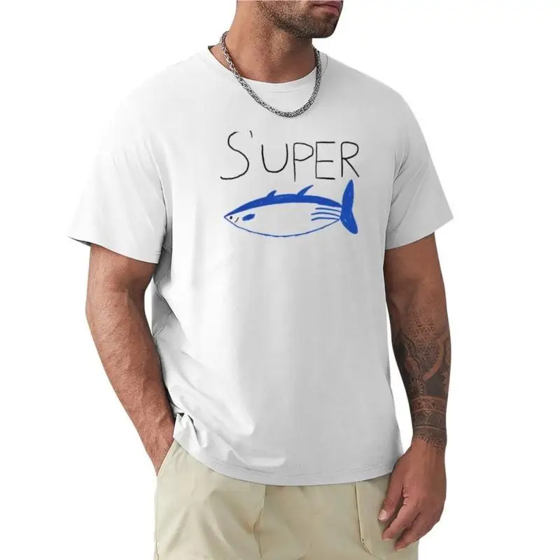 black t-shirt men man black t-shirts Super Tuna Jin T-Shirt Short sleeve tee o neck t-shirt mens graphic t-shirts summer tshirt