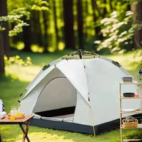 Outdoor Folding Tent Fully Automatic Quick Opening Tent 3-4 Person Self Driving Camping Tent Rain Proof Sun Proof Portable