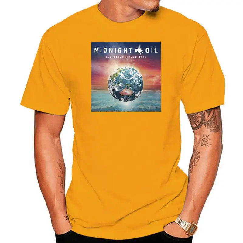 Midnight Oil The Great Circle TOUR 2023 T-shirt Men's Tee Men'S High Quality Tops Hipster Tees New 2023 Fashion T Shirt Men