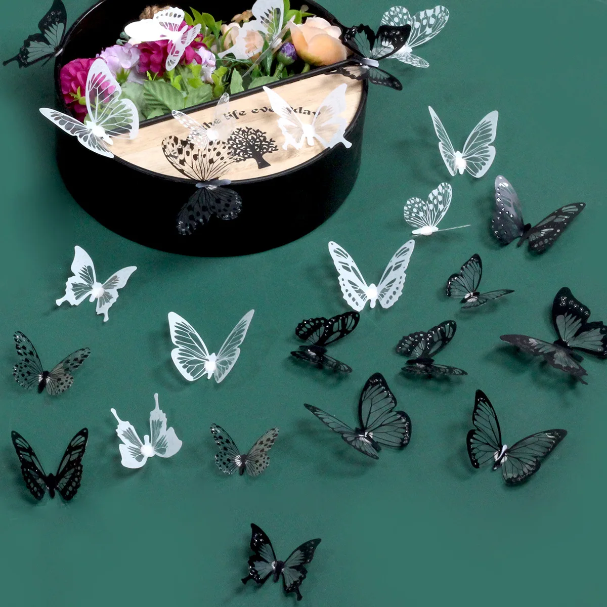 3D Crystal Butterfly Stickers 3