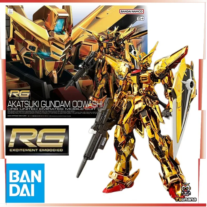 Bandai RG 1/144 GUNDAM AKATSUKI GUNDAM OOWASHI Unità Modello Kit Anime Action Fighter Modelli di Montaggio Collezione Scatola Originale Regalo