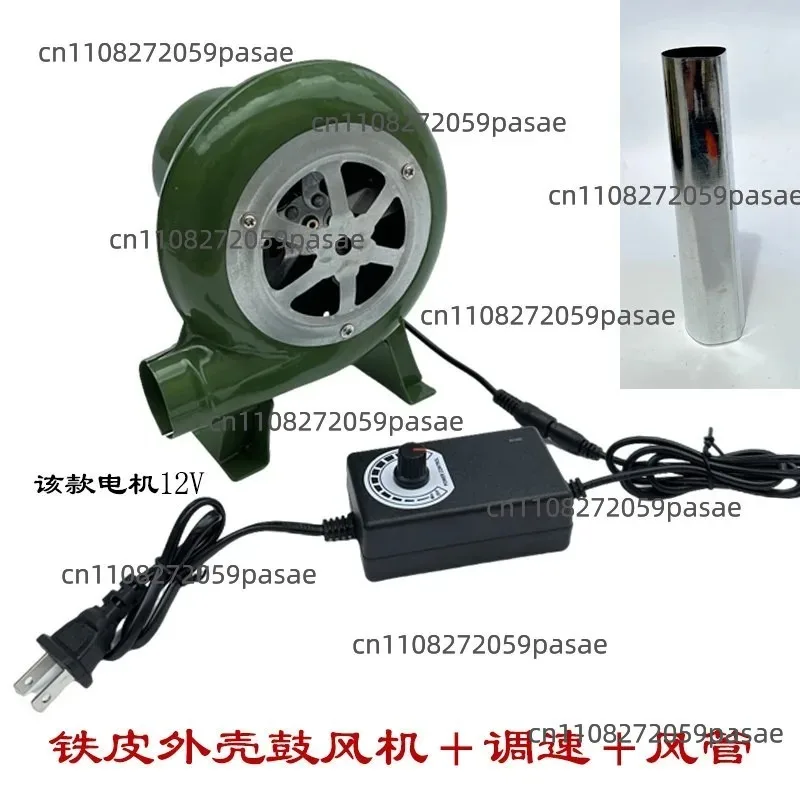 220V Blower, Small Household, High-power, Powerful Barbecue Combustion, Blowing Carbon Wood Stove, Special Hair Dryer, Mini