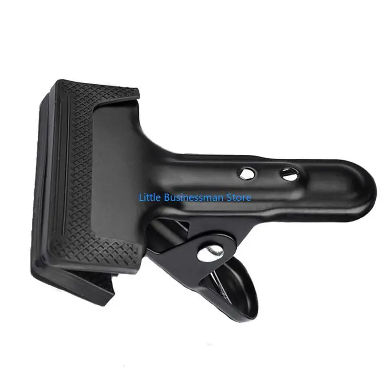 Heavy Duty Metall Clip Fotografie Hintergrund Klemmen Hintergrund Unterstützung Halter mit Gummi Schutz Pad für Fotografie M76A – Detail 2