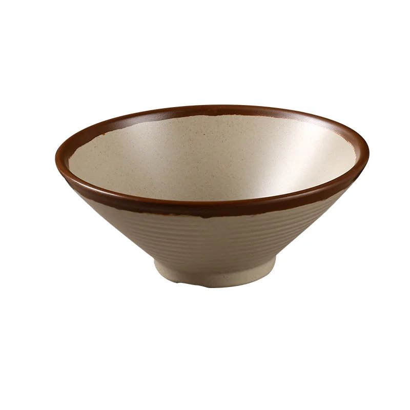

Yjq noodle bowl commercial ramen Malatang snail noodle bowl imitation porcelain tableware