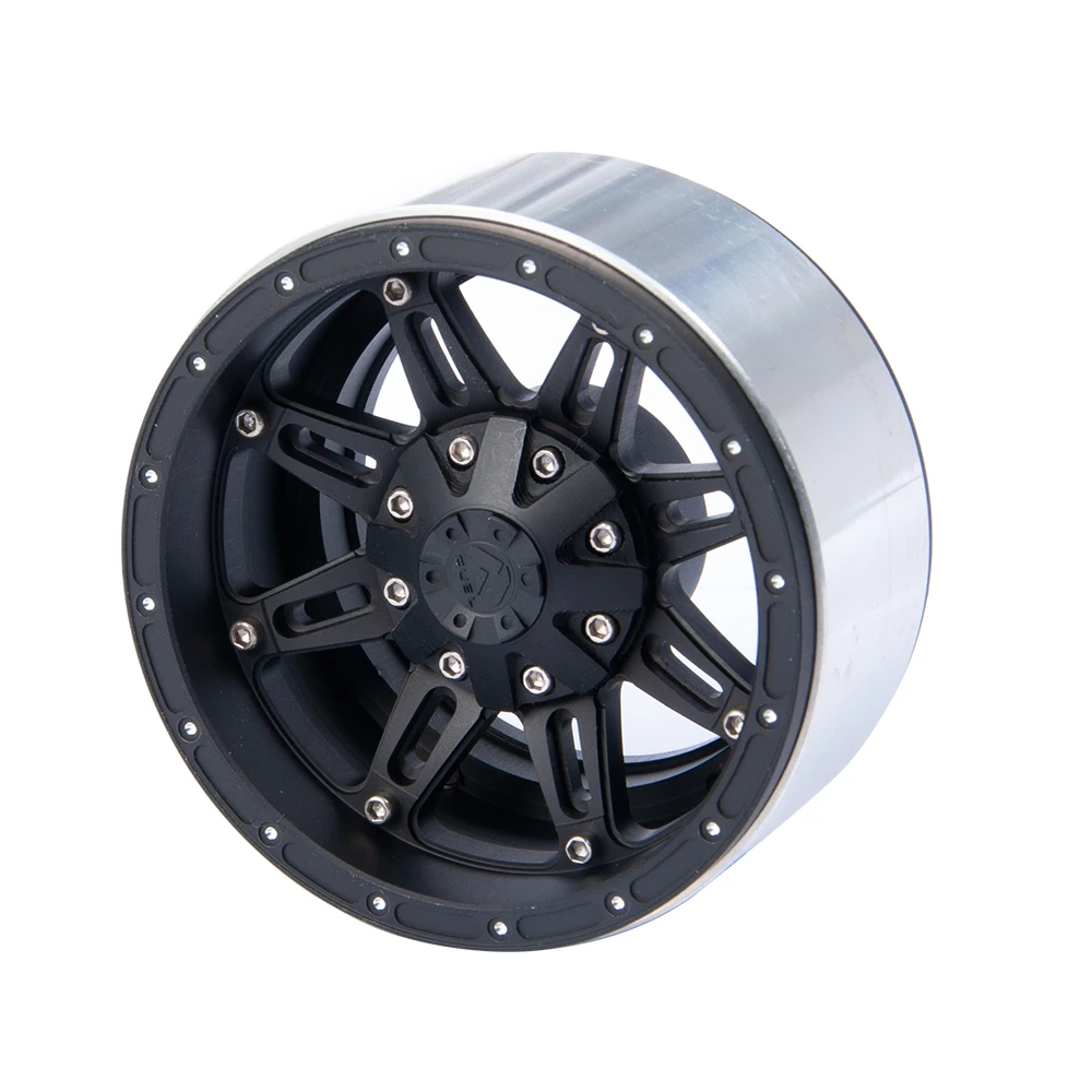 AXSPEED 2.2 pouces en alliage d'aluminium Beadlock jantes moyeux pour Axial Wraith TRX-4 1/10 RC inoler voiture camion modèle mise à niveau pièces