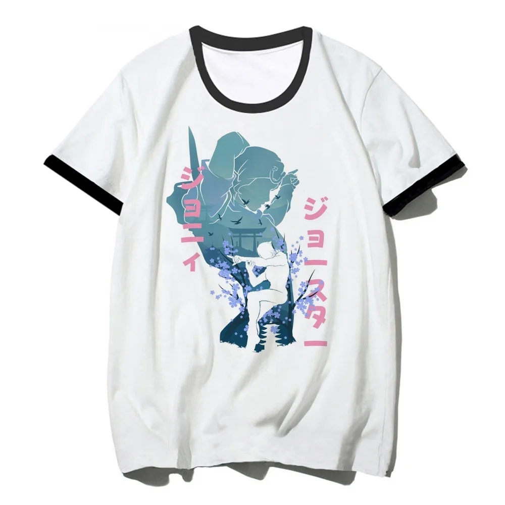 Jojo Bizarre Adventure t-shirt femme Retro korean fashion gothic cheap manga t-shirt anime japanese party cutecore 2000s
