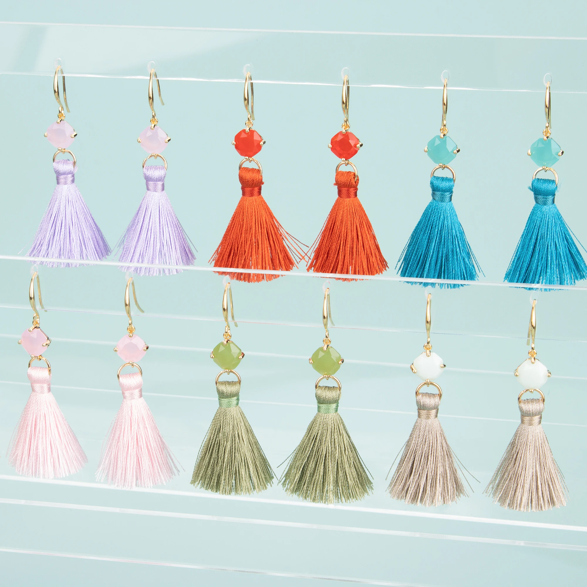 CHENGRUI L246,3cm,tassel,silk tassels,mini tassel,jewelry accessories,diy accessories,hand made,earring findings,4pcs/bag