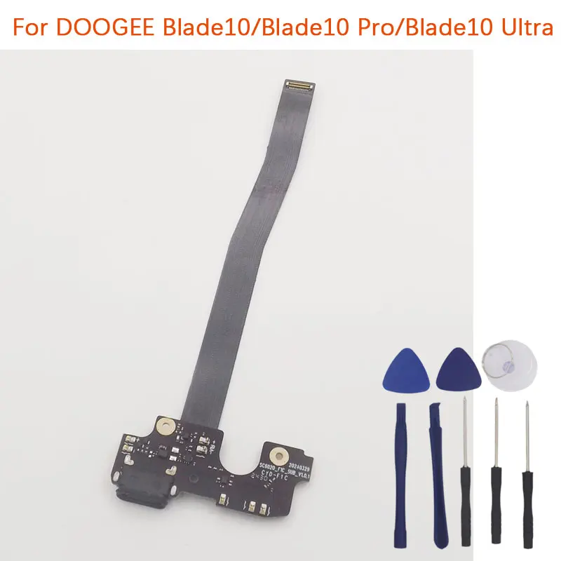 Placa de puerto de carga Original DOOGEE Blade 10 Pro Blade 10 con Cable FPC principal flex FPC para teléfono DOOGEE Blade 10 Ultra