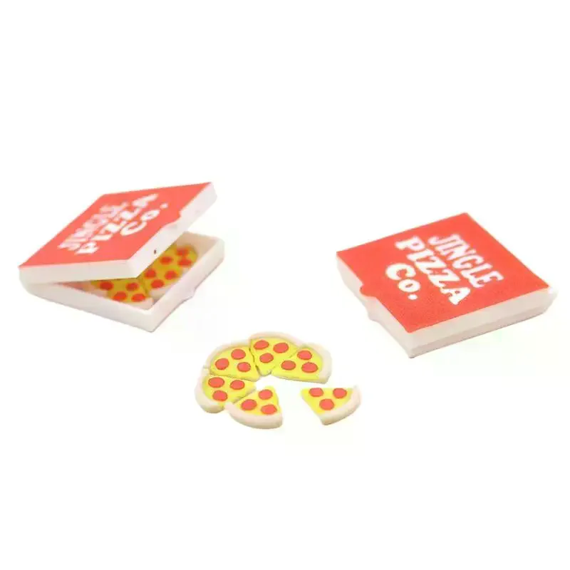 1/12 Puppenhaus Simulation Mini Pizza Modell Mit Pizza Box Puppenhaus Küche Lebensmittel Dekoration Puppen Haus Pretend Spielen Spielzeug