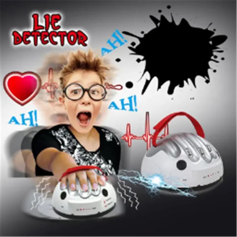 Party Toys Tabletop Decompression Micro-shock Games The Truth or Dare Lie Detector Finger Electroshock Test Game Toy Gifts