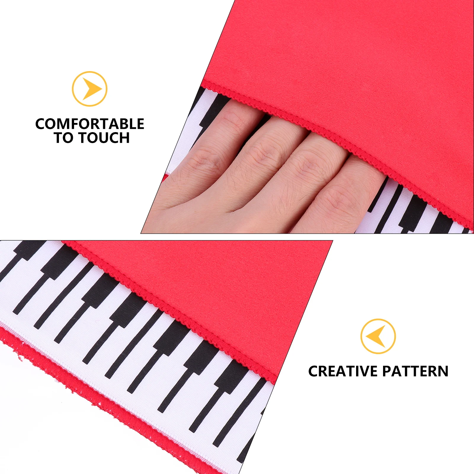 

Instrument Piano Wiping Gloves Cloth for Glasses Useful Cleaning Cleaner