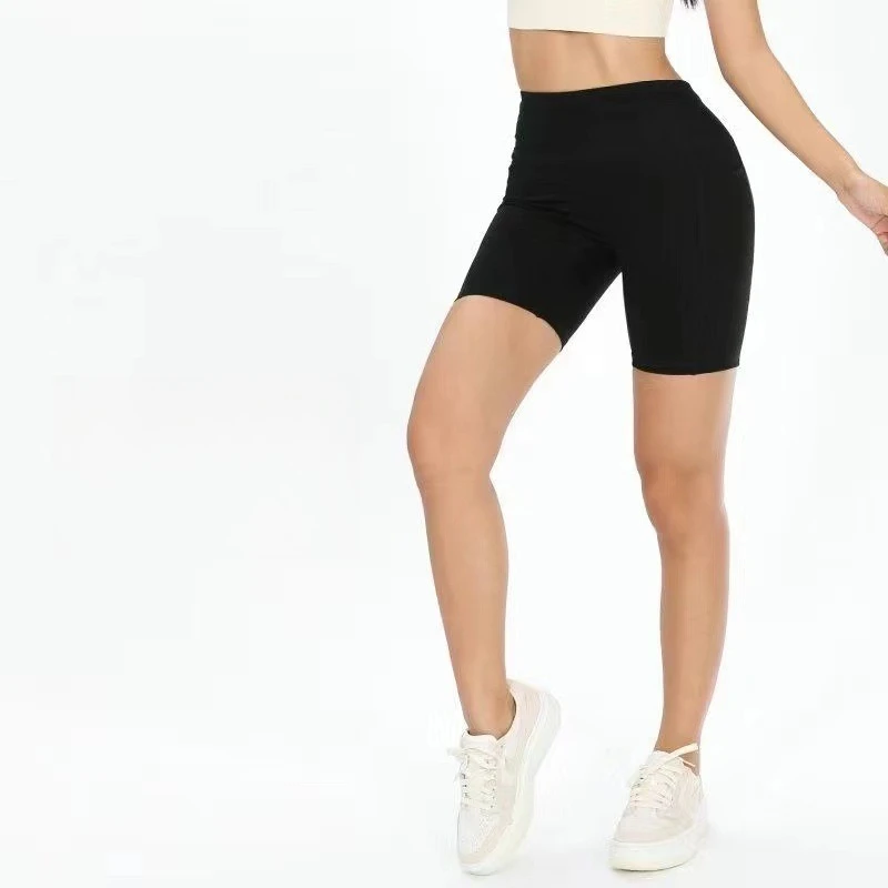 2026 New Women's 6-Pocket Running Shorts 4-Inch Lightweight Running Cycling Compression Shorts