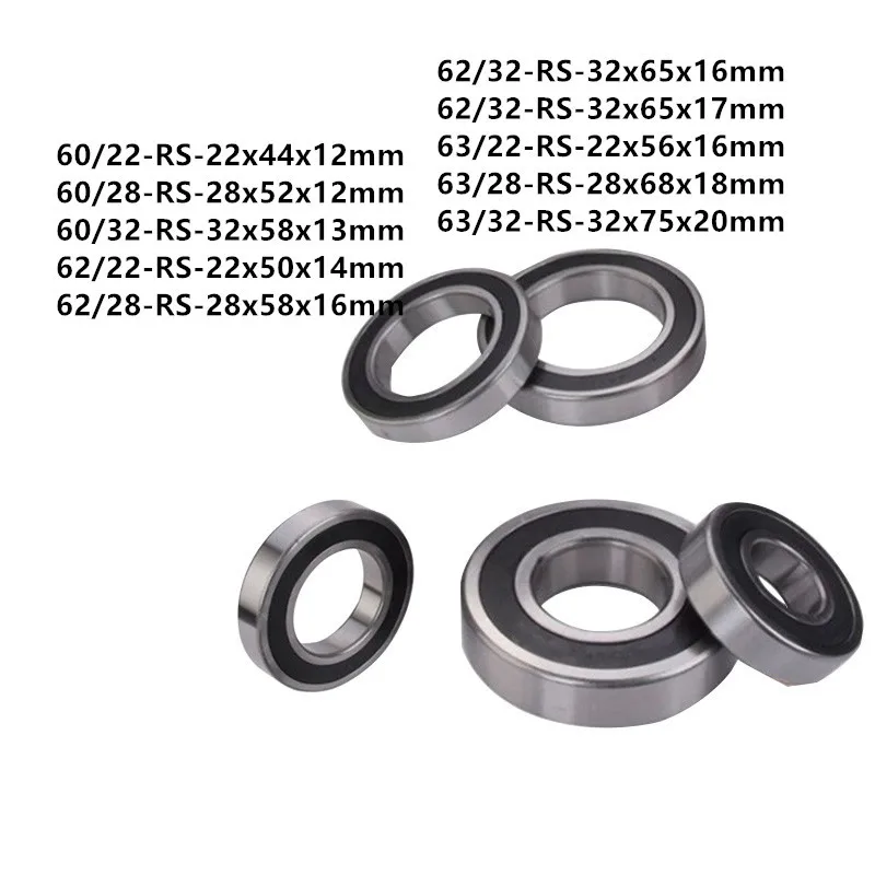 1PCS 60/22 60/28 60/32 62/22 62/28 62/32 63/22 63/28 63/32 RS RZ Motorcycle crankshaft bearing Deep Groove ball bearing