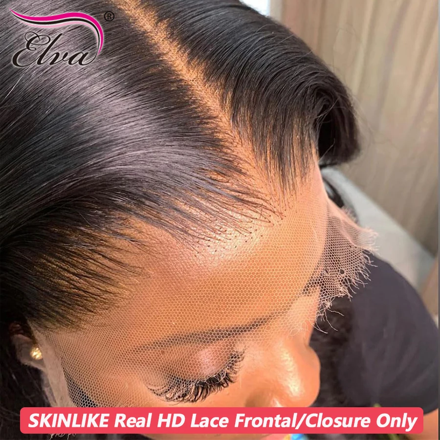 

Skinlike Real 13X6 HD Lace Frontal Only Предварительно выщипанные объемные волны Отбеленные узлы 5x5 6x6 HD Кружевная застежка Только бразильские человеческие волосы