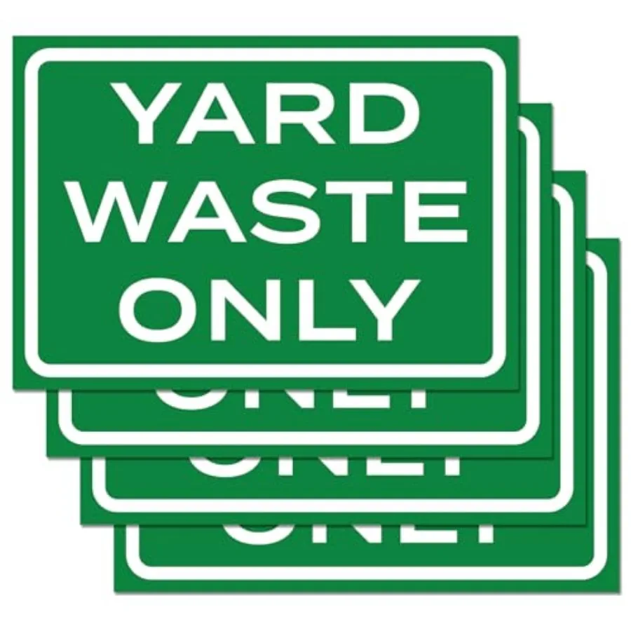 4pk Yard Waste Stickers 10