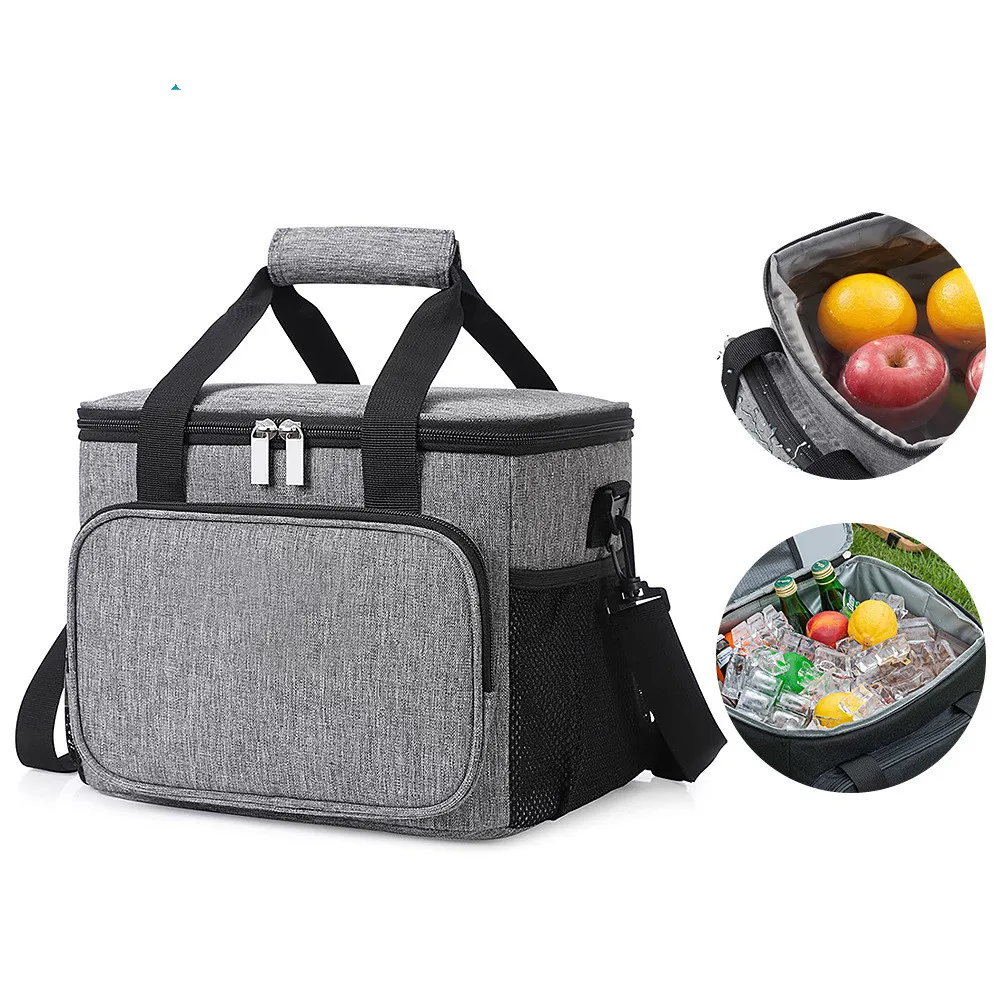 

Oxford Cloth hand-held insulated bag large capacity thickened refrigerated bag portable outdoor ice pack lunch bag