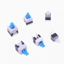 Tact Tactile Mini On Off Self-Locking Switch Push Button Momentary Latching 5.8*5.8/7*7/8*8/8.5*8.5mm DIP 6 Pin