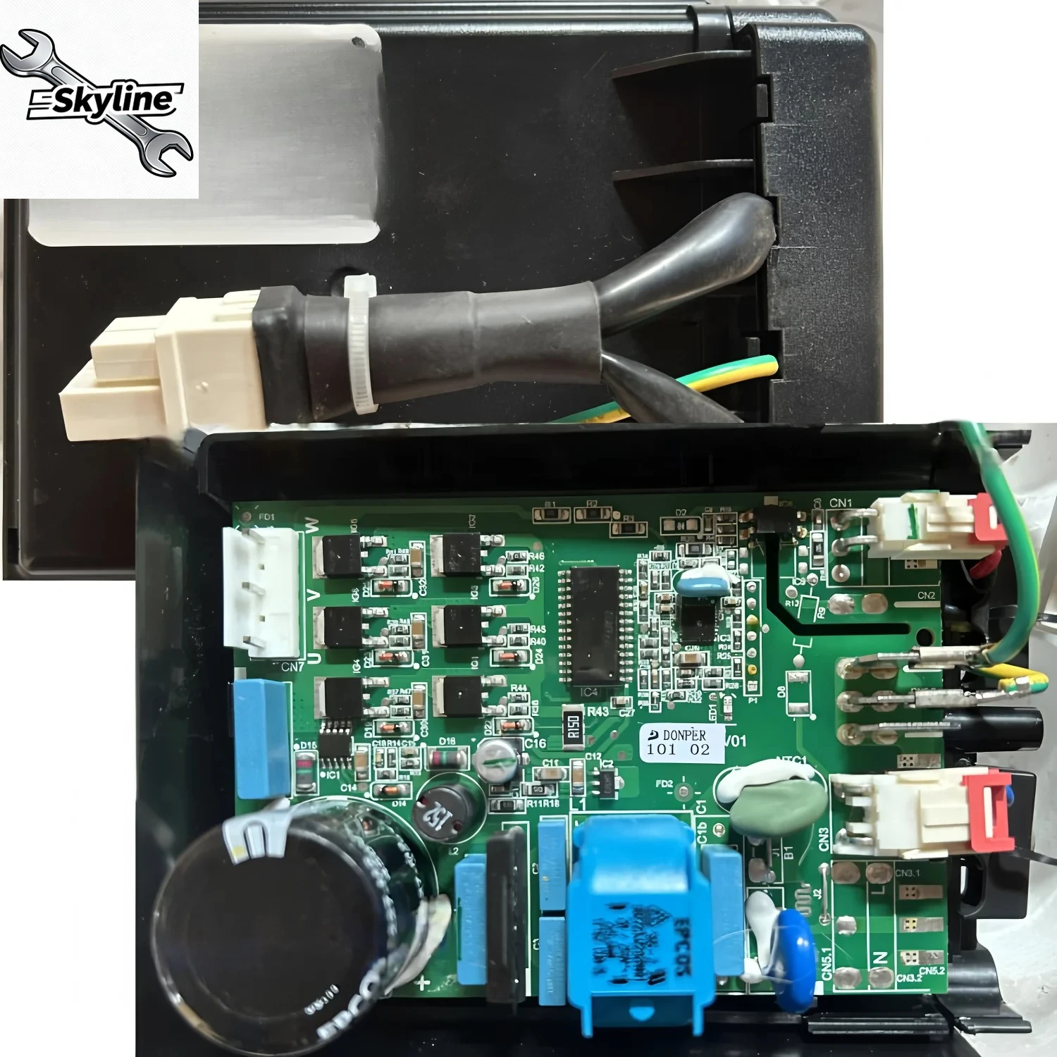 

Плата преобразователя частоты компрессора 101-02-Y18-A 24-D-V716 11509019500, печатная плата для холодильника, детали морозильной камеры