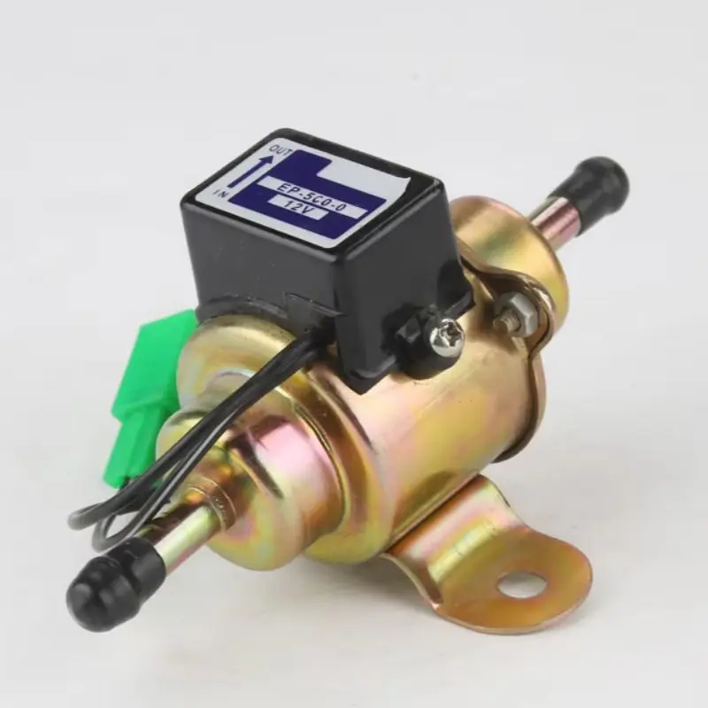 Electronic pump 12V universal low-pressure fuel diesel electric fuel pum view 3